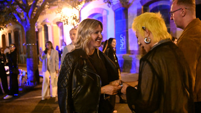 FOTO: Hana Třeštíková vsadila na černý outfit.