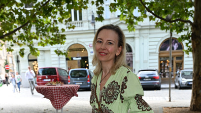 FOTO: Marcela Rojičková dorazila v krásných šatech.