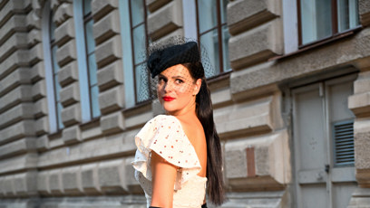 FOTO: Ornella Koktová na přehlídce Vandy Jandy.