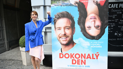 FOTO: Herečka Tereza Kostková na premiéře filmu Dokonalý den.