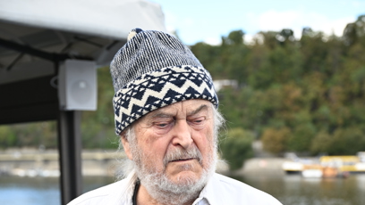 FOTO: František Ringo Čech na akci Jany Uriel Kratochvílové.