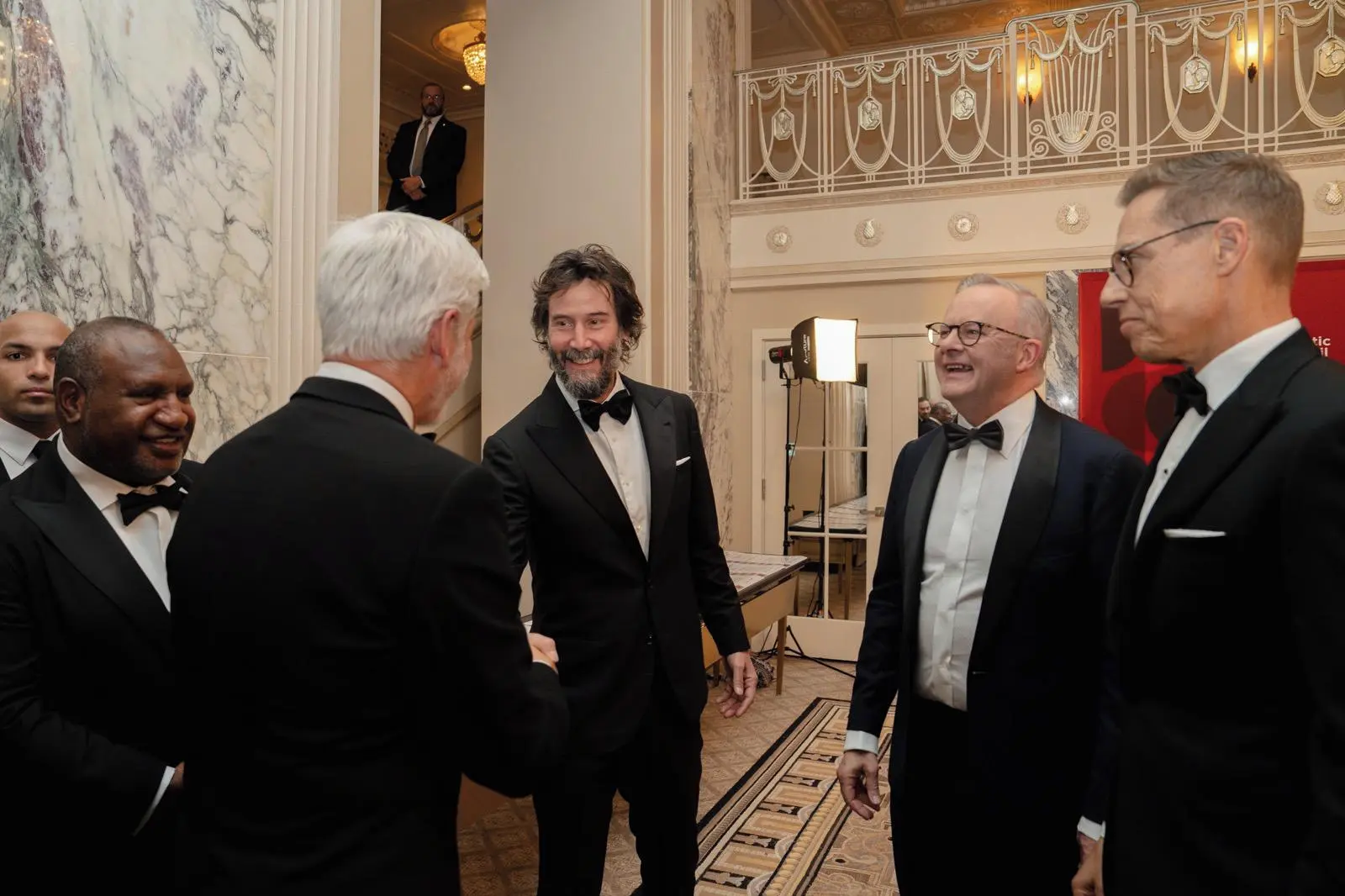 FOTO: Petr Pavel a Keanu Reeves znovu spolu.