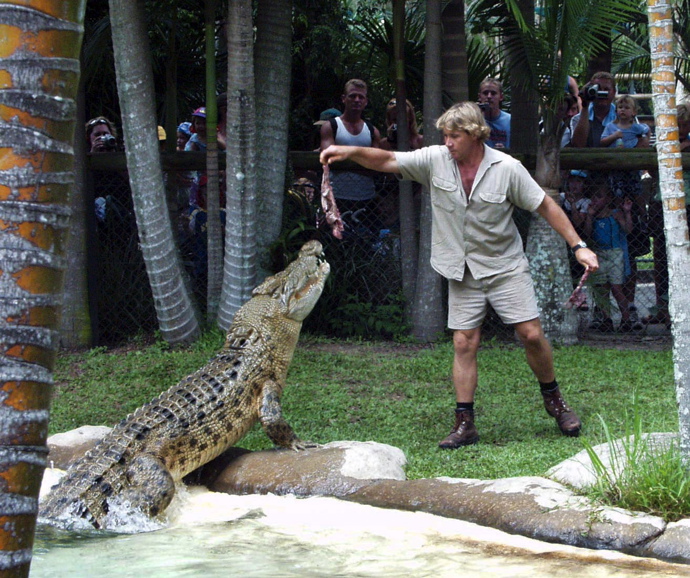 FOTO: Steve Irwin se zvířat nebál. – stránka 5