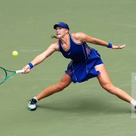 Mirra Andrejevová na US Open.
