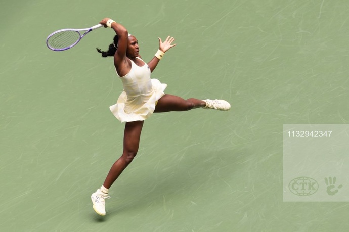 FOTO: Coco Gauff během zápasu s Mirrou Andrejevovou na US Open. – stránka 2
