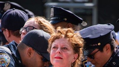 FOTO: Susan Sarandon byla zatčená.