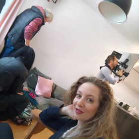 Annelie Herz ve svém živlu. 