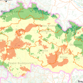 Houbová mapa k sobotě 5. září 2026.