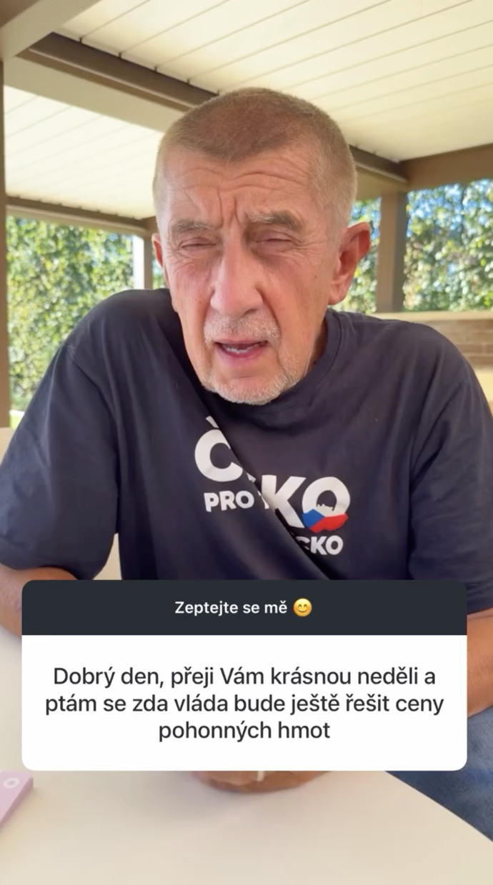 FOTO: Andrej Babiš se rozhodl, že ceny bude řešit na vládě.