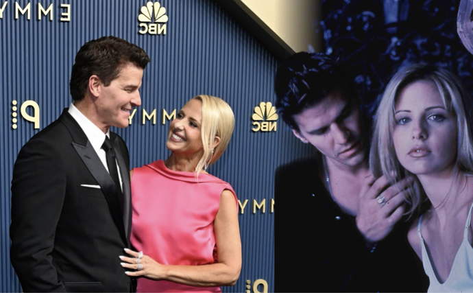 Foto k tématům Buffy, přemožitelka upírů, David Boreanaz, Sarah Michelle Geller