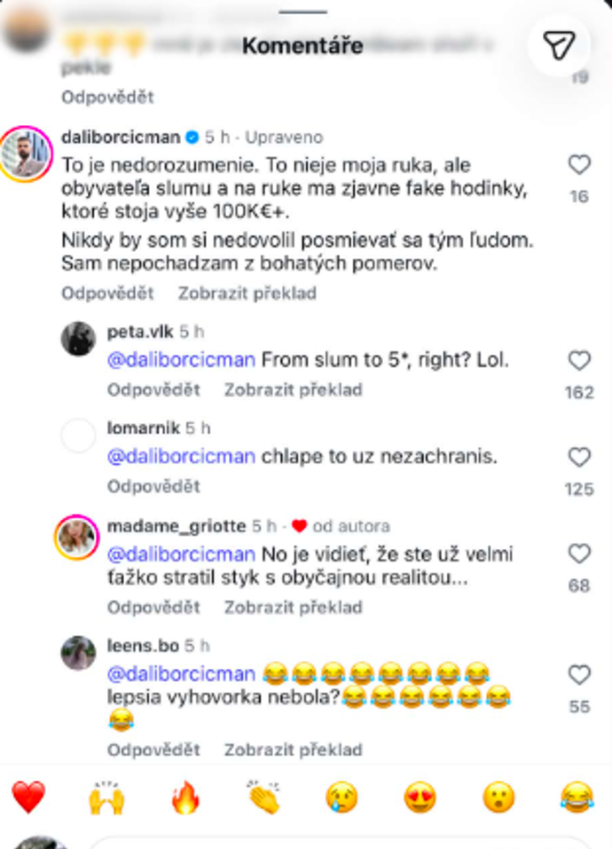 FOTO: Dalibor se sice k nešťastné situaci snaží vyjádřit, ale jeho výmluvu mu lidé na sociálních sítích absolutně nevěří. – stránka 2