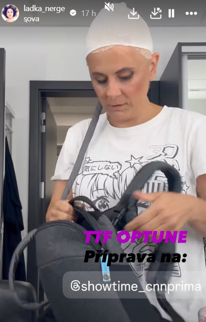 FOTO: Laďka Něrgešová ukázala realitu předtím, než jde vysílat ShowTime.