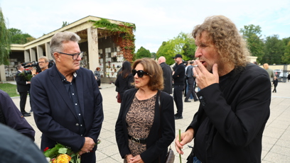 FOTO: Marie Rottrová po boku manžela a Miroslava Barabáše.