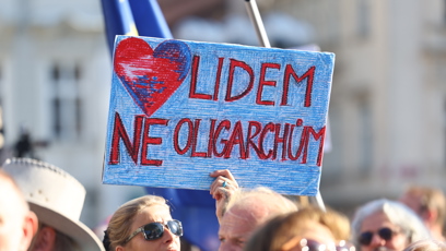 FOTO: Demonstrace na Staroměstském náměstí v Praze - 28.září 2026.