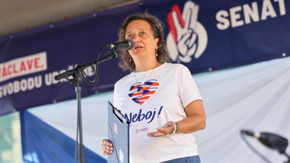 FOTO: Demonstrace na Staroměstském náměstí v Praze - 28.září 2026.