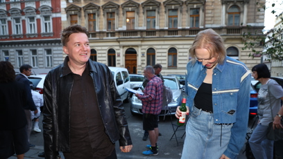 FOTO: Scenárista Petr Kolečko byl sice na roztrhání, ale na živý rozhovor s Danielou Špinar si čas našel velmi rád.