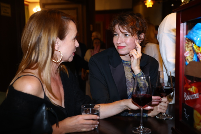 FOTO: Tatiana Dyková a Berenika Kohoutová v Lucerně.
