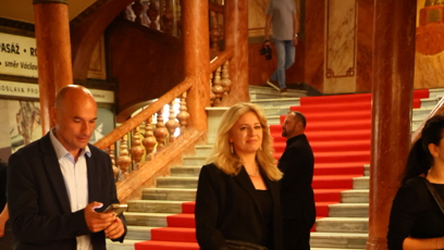 FOTO: Čaputová byla po celou dobu pod drobnohledem ochranky.