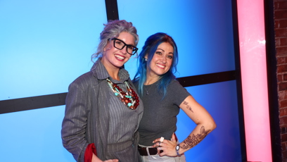 FOTO: Denisa Nesvačilová a Marie Křížová.