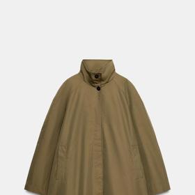 Midi trenčkot z vodoodpudivého materiálu, Zara, 1999 Kč