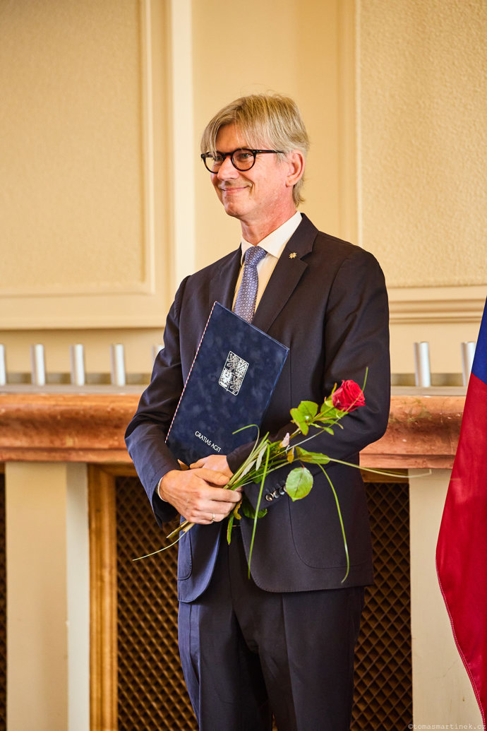 FOTO: Jiří Strach vypadal velmi pyšně.