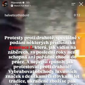 Módní stylista ostře kritizuje mladou generaci za protesty ve Francii.