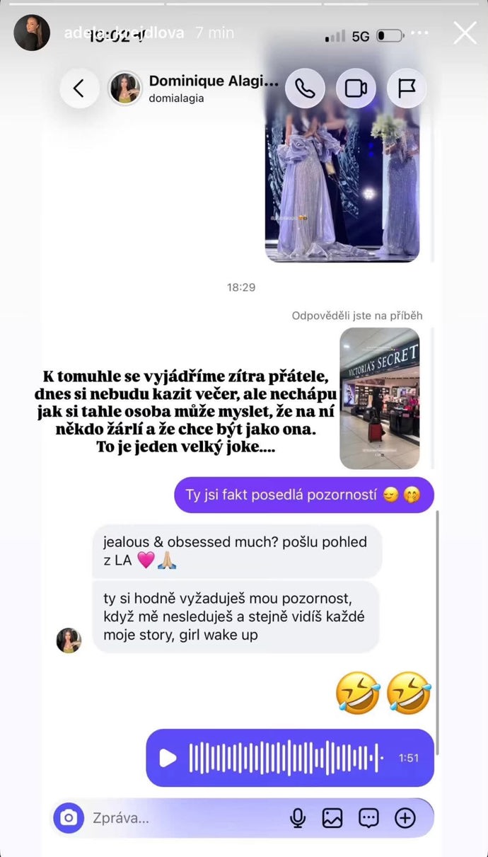 FOTO: Do Domi Alagii se navezla Adéla Krejdlová.