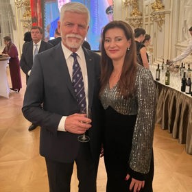 Anna Ovčáčková poděkovala prezidentu Petru Pavlovi za podporu Ukrajiny.