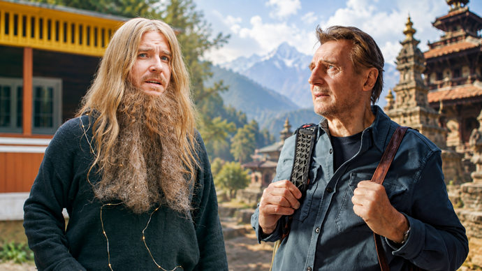 FOTO: Vladimír Polívka v komedii Po večerce a Liam Neeson ve filmu Mrazivá past: Odplata.