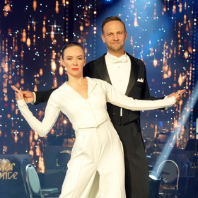 Tomáš Polák a Adriana Mašková předvedli energický quickstep.
