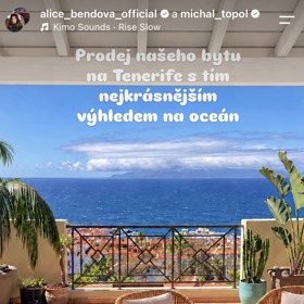 Alice Bendová se zbavuje svého apartmánu na Kanárských ostrovech.