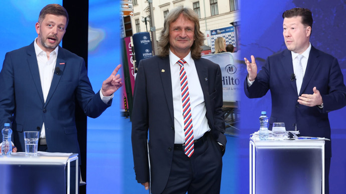 FOTO: Poslední zasedání Sněmovny vytočilo předsedu STAN Víta Rakušana do běla. Důvodem bylo nevhodné chování poslance Miroslava Ševčíka (SPD).