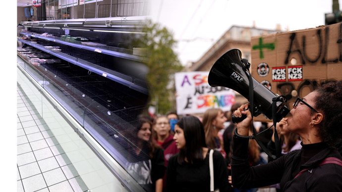 FOTO: Protesty v Itálii. – stránka 1
