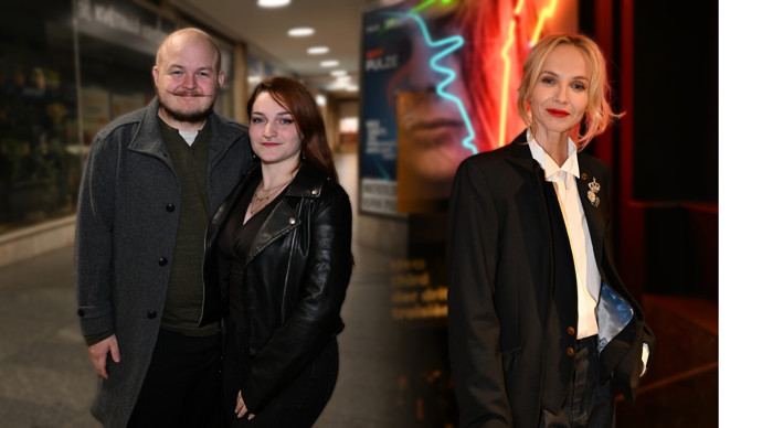 FOTO: Na premiéru nového seriálu Hec vyvedl Artur Štaidl partnerku, nechyběla ani Jana Plodková v třpytu.