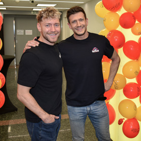 Bacheloři Jan Solfronk a Miroslav Dubovický na slavnostním otevření nového muzea.