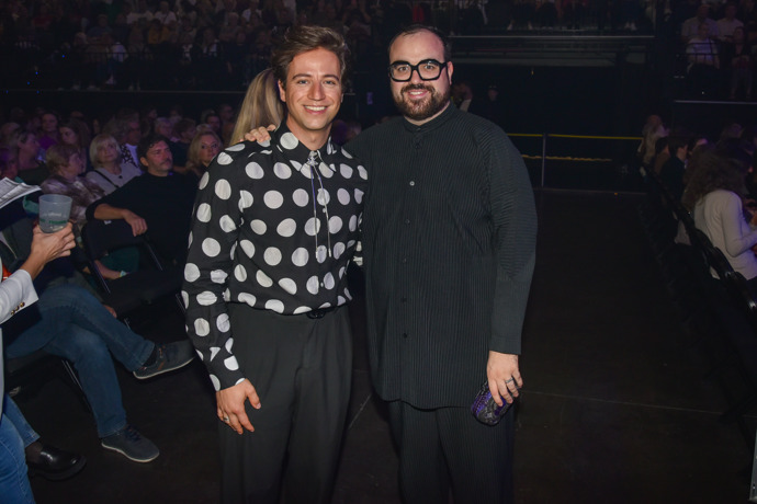FOTO: Milan Peroutka vyvedl na koncert partnera Dominika Roubínka.