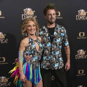 Michal Kurtiš a Hana Dvorská tancovali sambu.