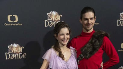 FOTO: Sara Sandeva a Daniel Makovec zatančili valčík.