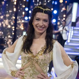 Lenka Nora Návorková jako brunetka.