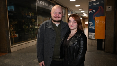 FOTO: Artur Štaidl po boku své partnerky přímo vyzařoval spokojeností a dobrou náladu.