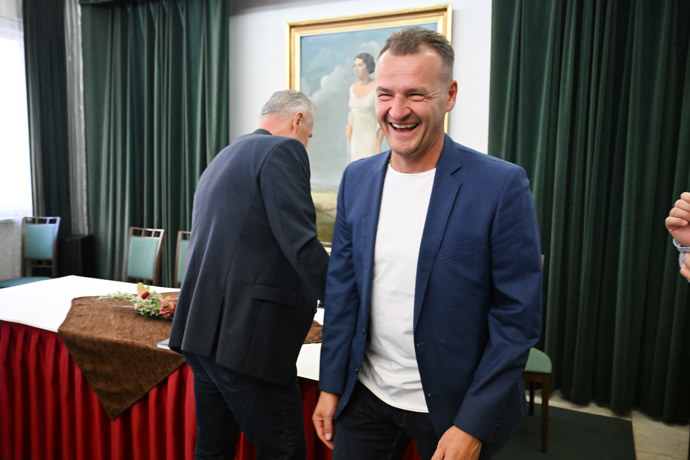 FOTO: Pavel Královec byl ve skvělé náladě. – stránka 14