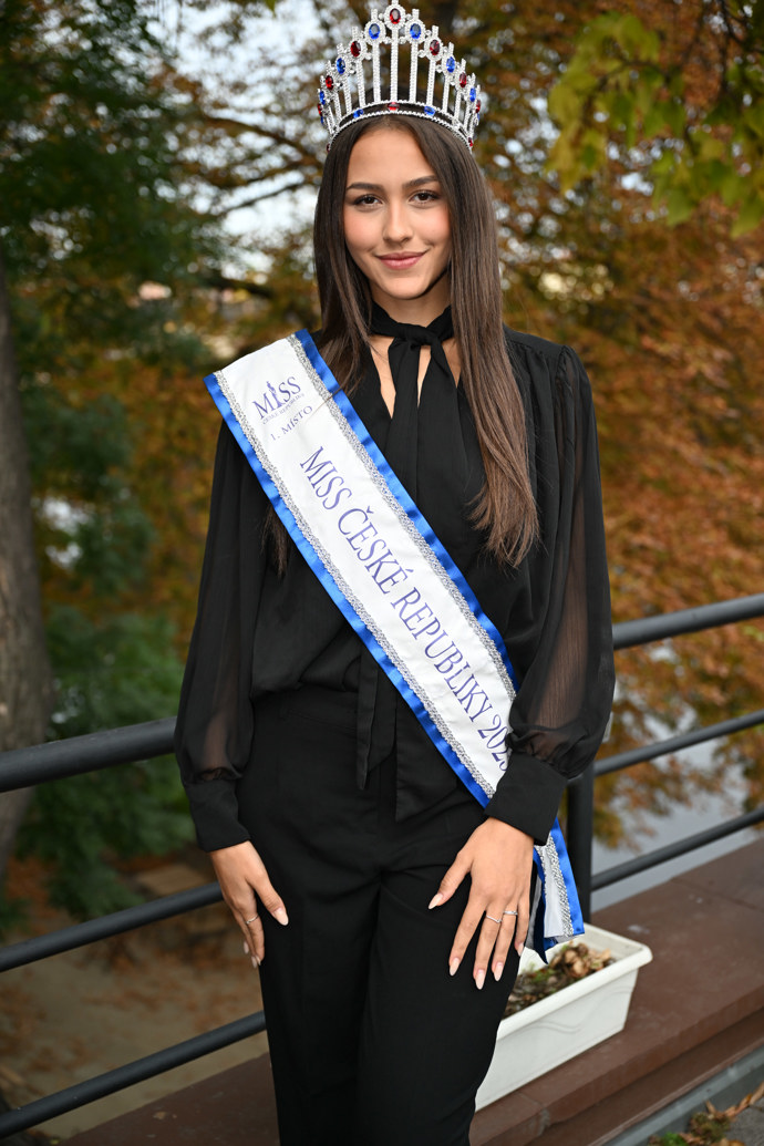 FOTO: Miriam Sais získala v roce 2025 první místo v soutěži Miss České republiky.