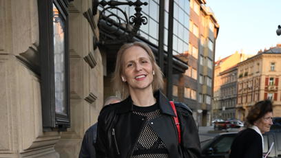 FOTO: Daniela Špinar před začátkem galavečeru.