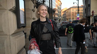 FOTO: Daniela Špinar přišla v černém.