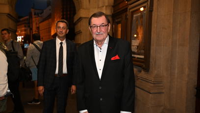 FOTO: Zdeněk Barták dorazil na Ceny Thalie.