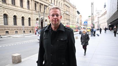FOTO: Aleš Cibulka přišel dát poslední sbohem Jiřímu Štěpničkovi.