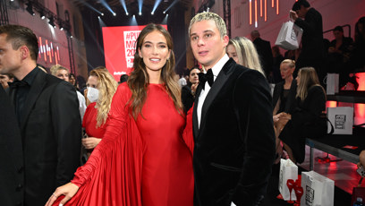 FOTO: Andrea a Sebastian společně zapózovali fotografům.