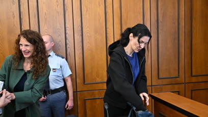 FOTO: Advokátka Adéla Hořejší působila před jednáním uvolněně.