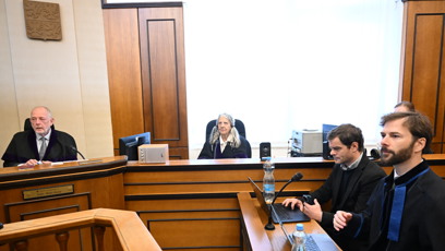 FOTO: Soudní líčení s Adamem Krausem.