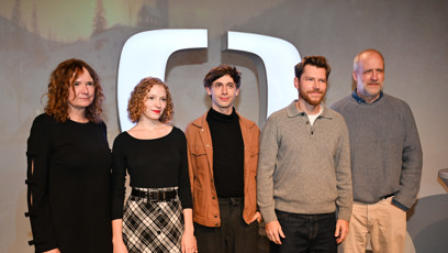 FOTO: Herci z pohádky Krakonoš a básník na tiskové konferenci ČT